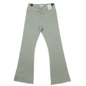 Forever 21 Legging Large L High Waisted Flared Leg Dark Olive Green Active Flare